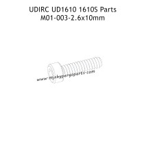 UDIRC UD1610 1610S Parts 2.6x10mm HB Hexagon Socket Head Cap Tapping Screw M01-003