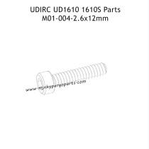 UDIRC UD1610 1610S Parts 2.6X12MM HB Hexagon Socket Head Cap Tapping Screw M01-004