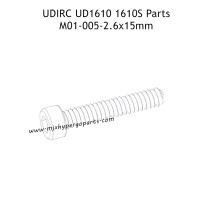 UDIRC UD1610 1610S Parts 2.6X15MM HB Hexagon Socket Head Cap Tapping Screw M01-005