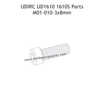 UDIRC UD1610 1610S Parts 3x8MM HM Hexagon Socket Head Cap Machine Screw M01-010
