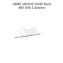 UDIRC UD1610 1610S Parts 2.6x6mm TB Hexagon Socket Button Head Tapping Screw M01-016