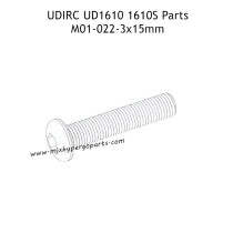 UDIRC UD1610 1610S Parts 3x15mm TM Hexagon Socket Button Head Machine Screw M01-022