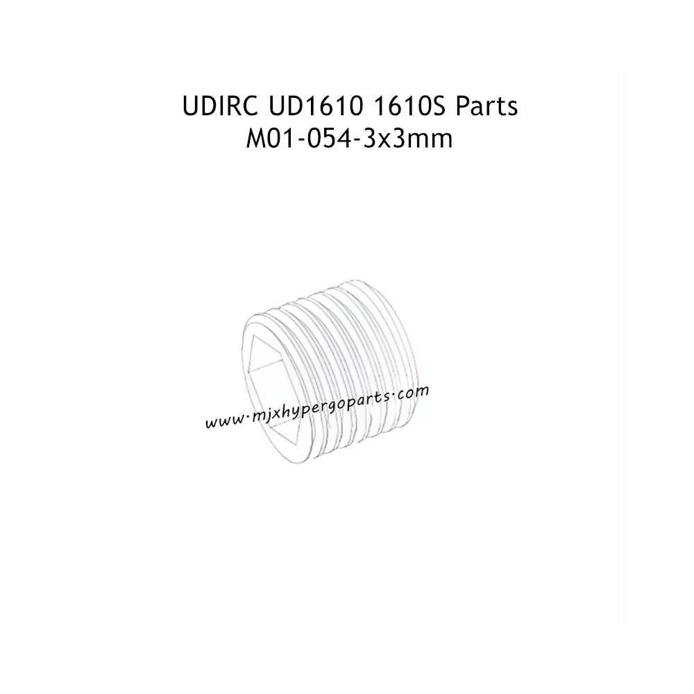 UDIRC UD1610 1610S Parts 3x3mm Set Screws M01-054 UDIRC UD1610 1610S Parts 3x3mm Set Screws M01-054