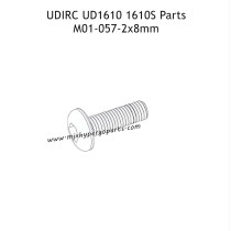 UDIRC UD1610 1610S Parts 2x8mm PM Hexagon Round Head Machine Screw M01-057