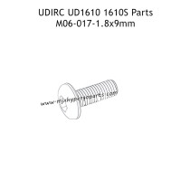 UDIRC UD1610 1610S Parts 2X6mm PM Hexagon Round Head Machine Screw UCX24-S005