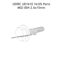 UDIRC UD1610 1610S Parts 2.6X15MM Outer Hexagonal Flange Screw M02-004