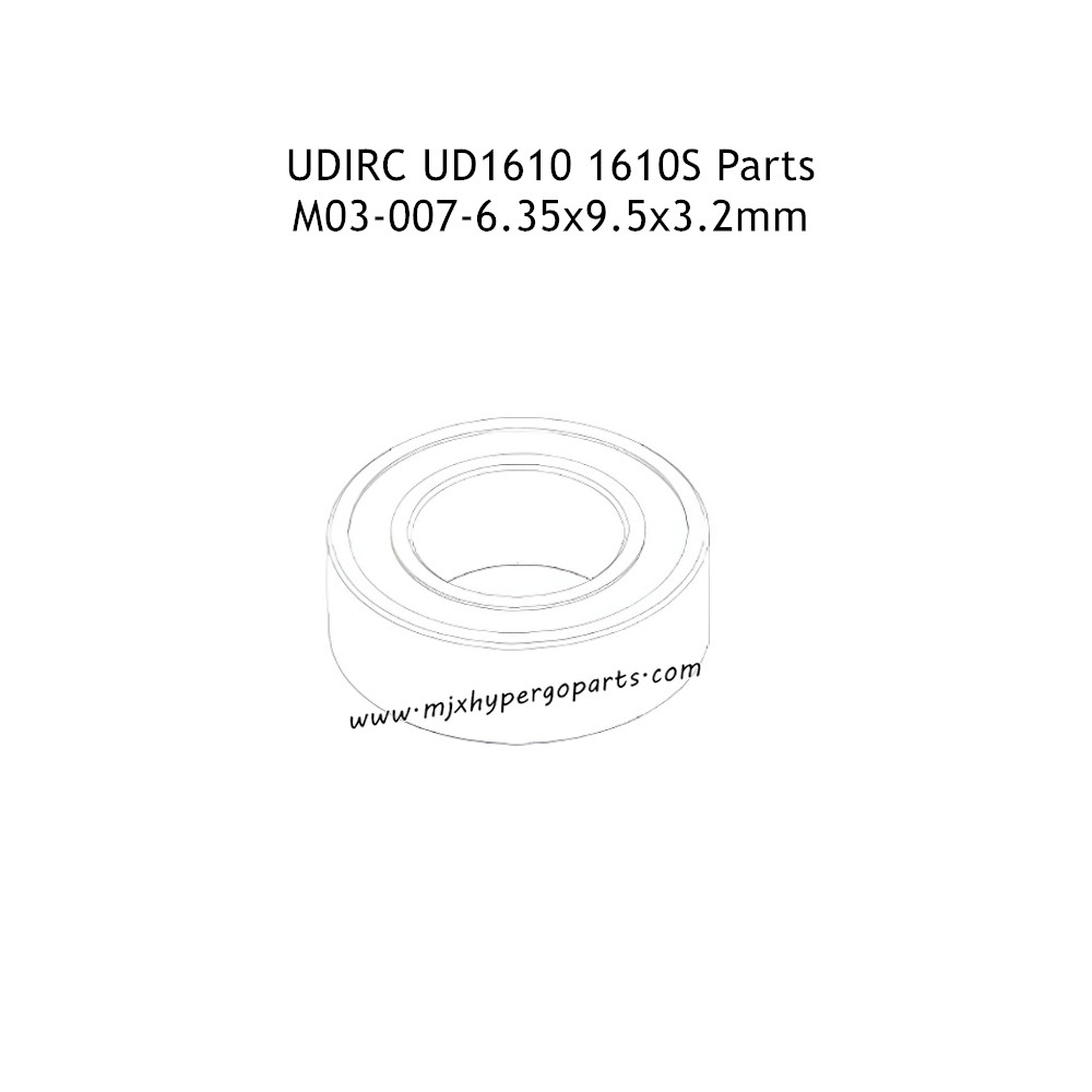 UDIRC UD1610 1610S Parts 6.35X9.5X3.2MM Ball Bearings M03-007 UDIRC UD1610 1610S Parts 6.35X9.5X3.2MM Ball Bearings M03-007