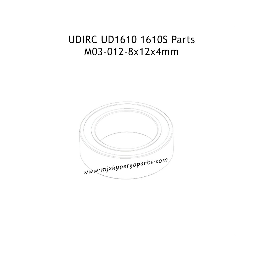 UDIRC UD1610 1610S Parts 8x12x4MM Ball Bearings M03-012 UDIRC UD1610 1610S Parts 8x12x4MM Ball Bearings M03-012