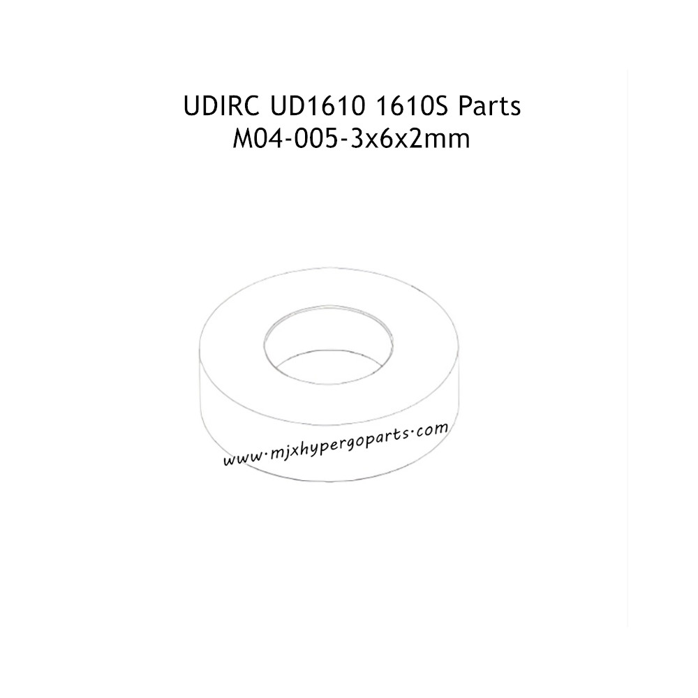 UDIRC UD1610 1610S Parts 3X6X2MM Shock Absorber Copper Bushing M04-005 UDIRC UD1610 1610S Parts 3X6X2MM Shock Absorber Copper Bushing M04-005