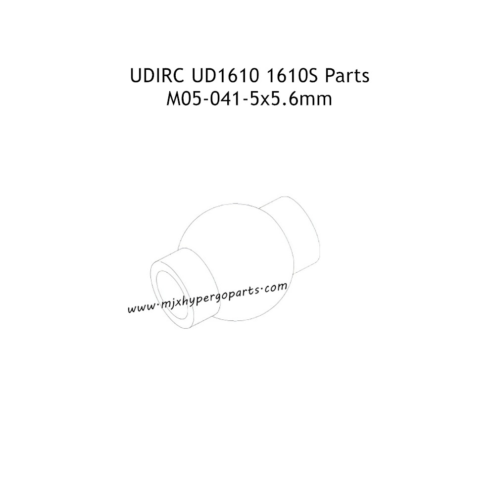UDIRC UD1610 1610S Parts 5X5.6MM Hollow Ball M05-041 UDIRC UD1610 1610S Parts 5X5.6MM Hollow Ball M05-041