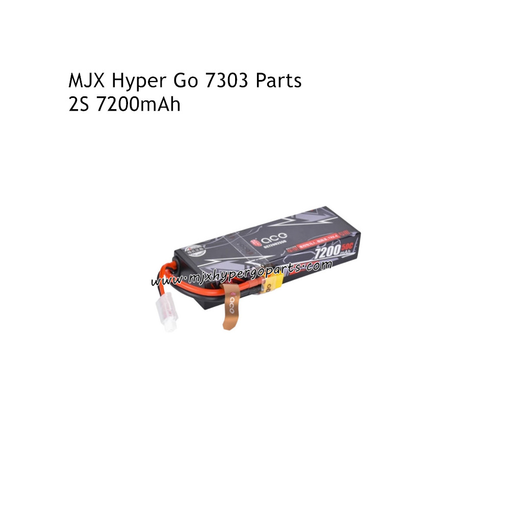 MJX Hyper Go 7303 High Speed RC Car Parts 2S 7200mAh Battery MJX Hyper Go 7303 High Speed RC Car Parts 2S 7200mAh Battery