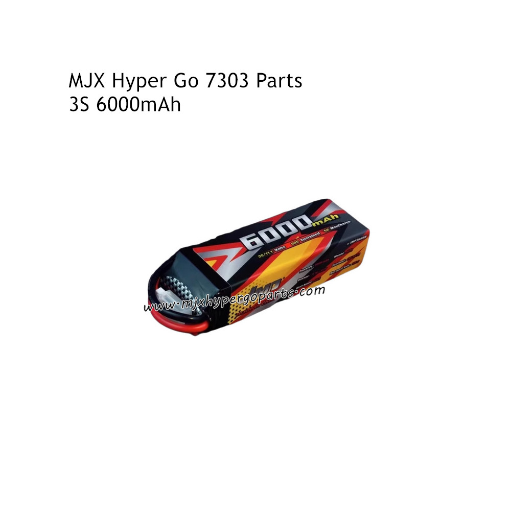 MJX Hyper Go 7303 High Speed RC Car Parts 3S 6000mAh Battery MJX Hyper Go 7303 High Speed RC Car Parts 3S 6000mAh Battery
