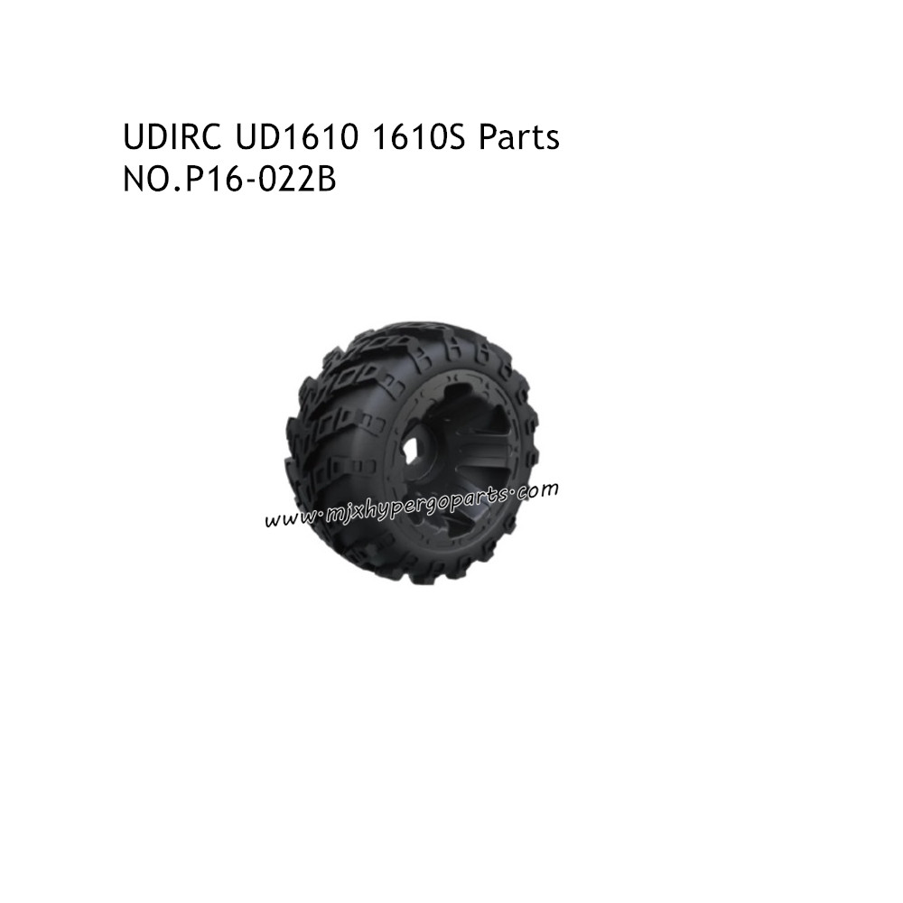 Rubber Wheels P16-002B Parts for UDIRC UD1610 1610S RC Car Rubber Wheels P16-002B Parts for UDIRC UD1610 1610S RC Car