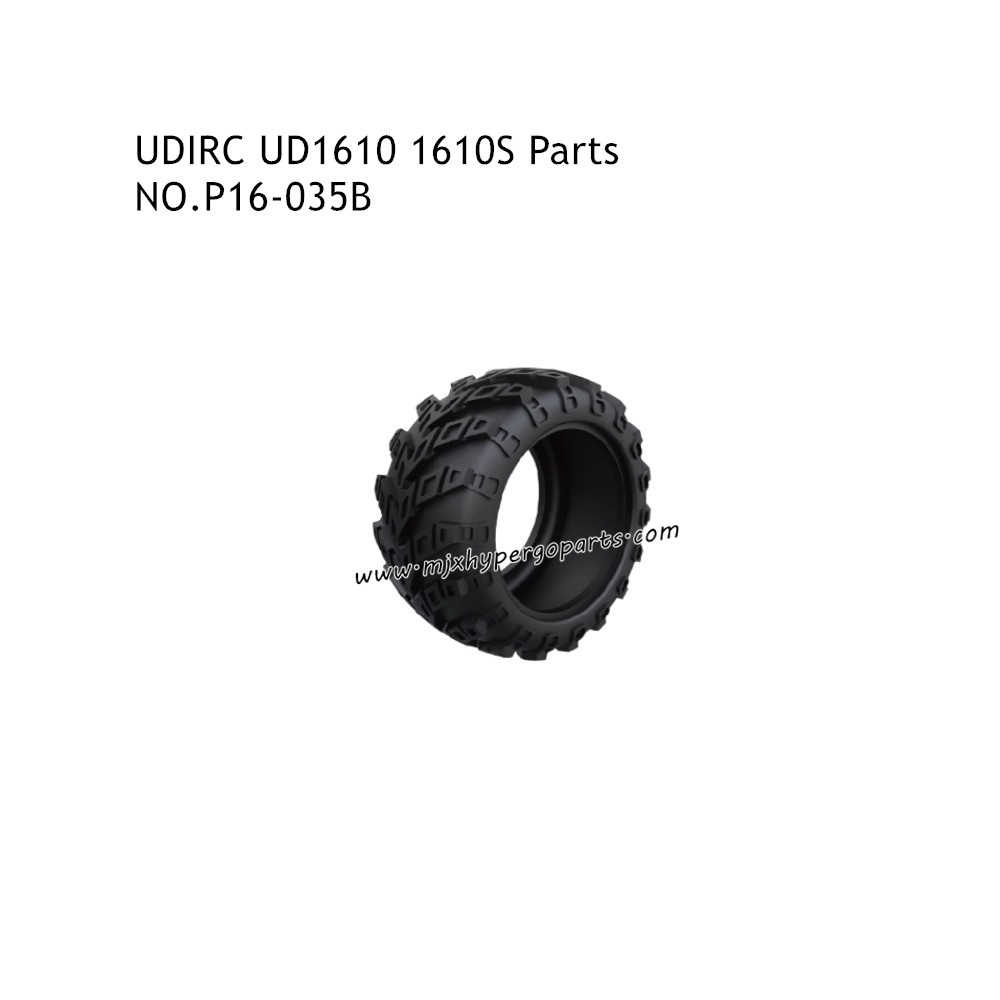 Rubber Wheels without Hubs P16-035B Parts for UDIRC UD1610 1610S RC Car Rubber Wheels without Hubs P16-035B Parts for UDIRC UD1610 1610S RC Car