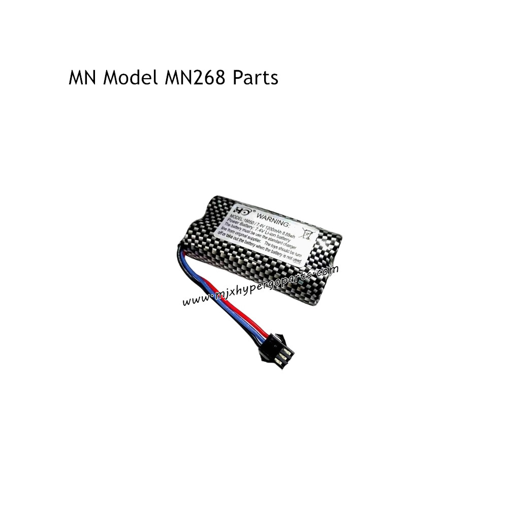 MN MODEL MN268 RC Car Parts 7.4V 1200mAh Battery MN MODEL MN268 RC Car Parts 7.4V 1200mAh Battery