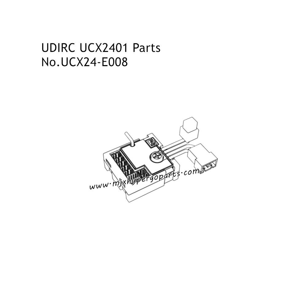 UDIRC UCX2401 RC Car Parts Brushless Speed Control and Receiver UCX24-E008 UDIRC UCX2401 RC Car Parts Brushless Speed Control and Receiver UCX24-E008