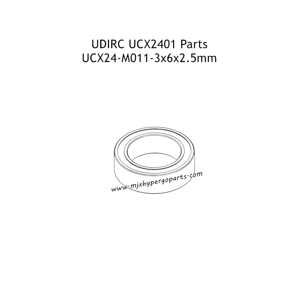 UDIRC UCX2401 RC Car Parts 3x6x2.5mm Ball Bearing UCX24-M011 UDIRC UCX2401 RC Car Parts 3x6x2.5mm Ball Bearing UCX24-M011