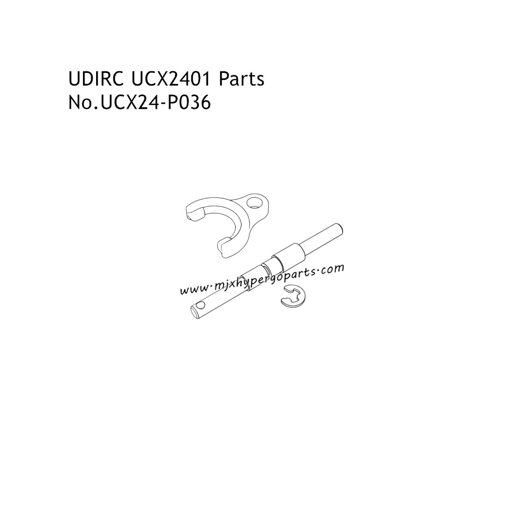 UDIRC UCX2401 Parts Shift Lever UCX24-P036 UDIRC UCX2401 Parts Shift Lever UCX24-P036