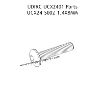 UDIRC UCX2401 Parts 1.4x8mm PM Hexagon Socket Button Head Machine Screw UCX24-S002