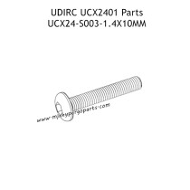 UDIRC UCX2401 Parts 1.4x10mm PM Hexagon Socket Button Head Machine Screw UCX24-S003