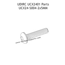 UDIRC UCX2401 Parts 2x5mm PM Hexagon Socket Button Head Machine Screw UCX24-S004