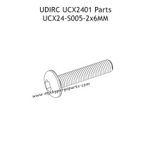 UDIRC UCX2401 Parts 2x6mm PM Hexagon Socket Button Head Machine Screw UCX24-S005