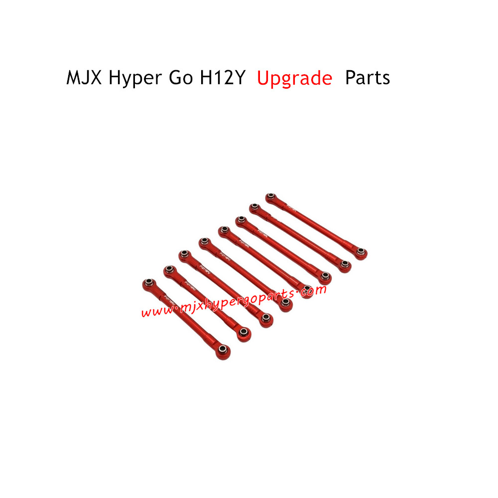 MJX Hyper Go H12Y H12Y+ Upgrade Parts Chassis Mounting Tie Rods Red MJX Hyper Go H12Y H12Y+ Upgrade Parts Chassis Mounting Tie Rods Red