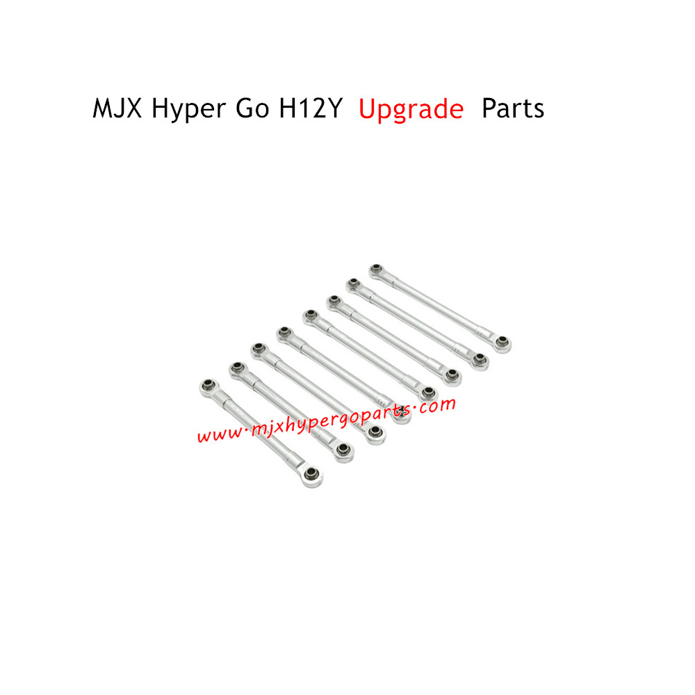 MJX Hyper Go H12Y H12Y+ Upgrade Parts Chassis Mounting Tie Rods Silver MJX Hyper Go H12Y H12Y+ Upgrade Parts Chassis Mounting Tie Rods Silver