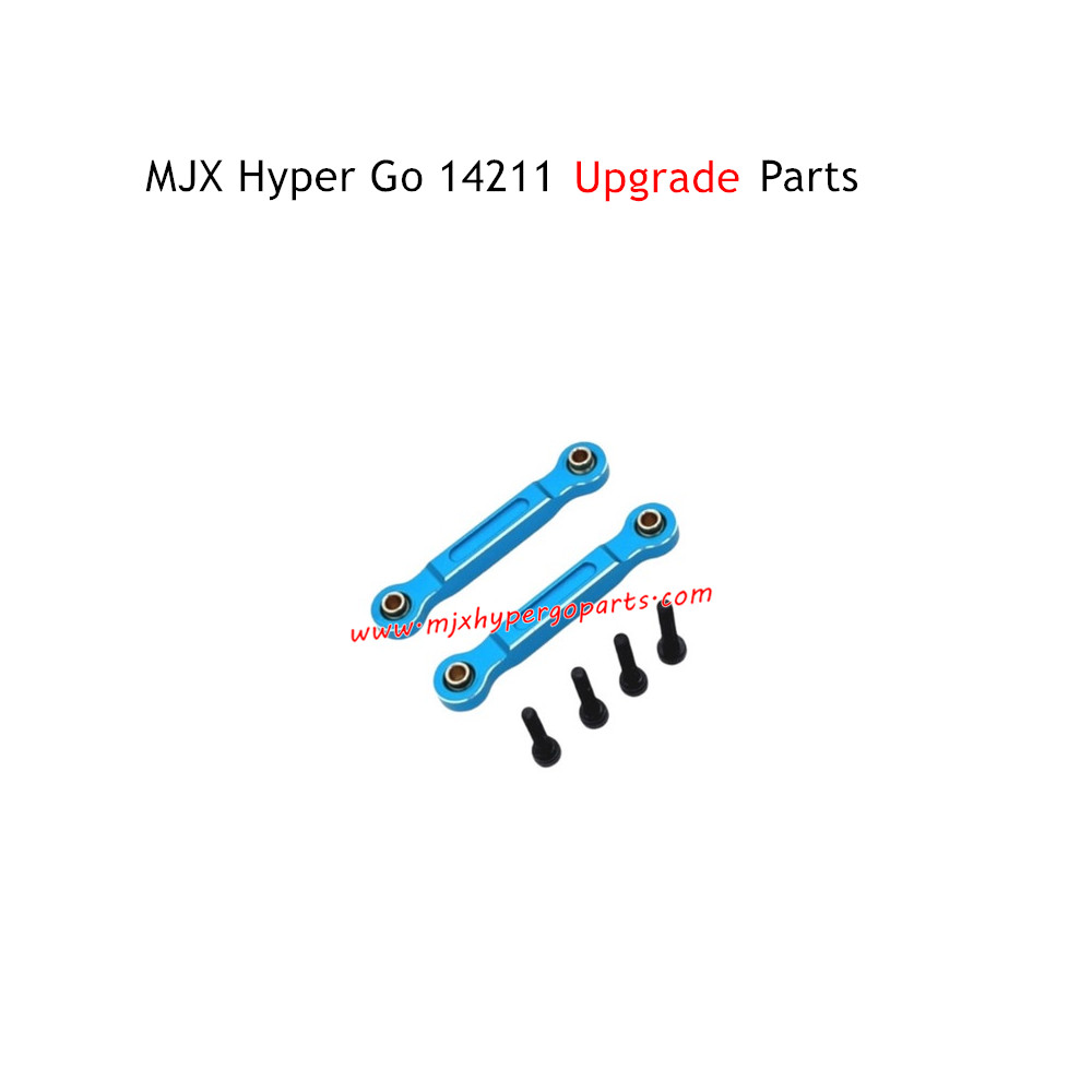 MJX Hyper Go 14211 Upgrade Parts Front Steering Tie Rods Blue MJX Hyper Go 14211 Upgrade Parts Front Steering Tie Rods Blue
