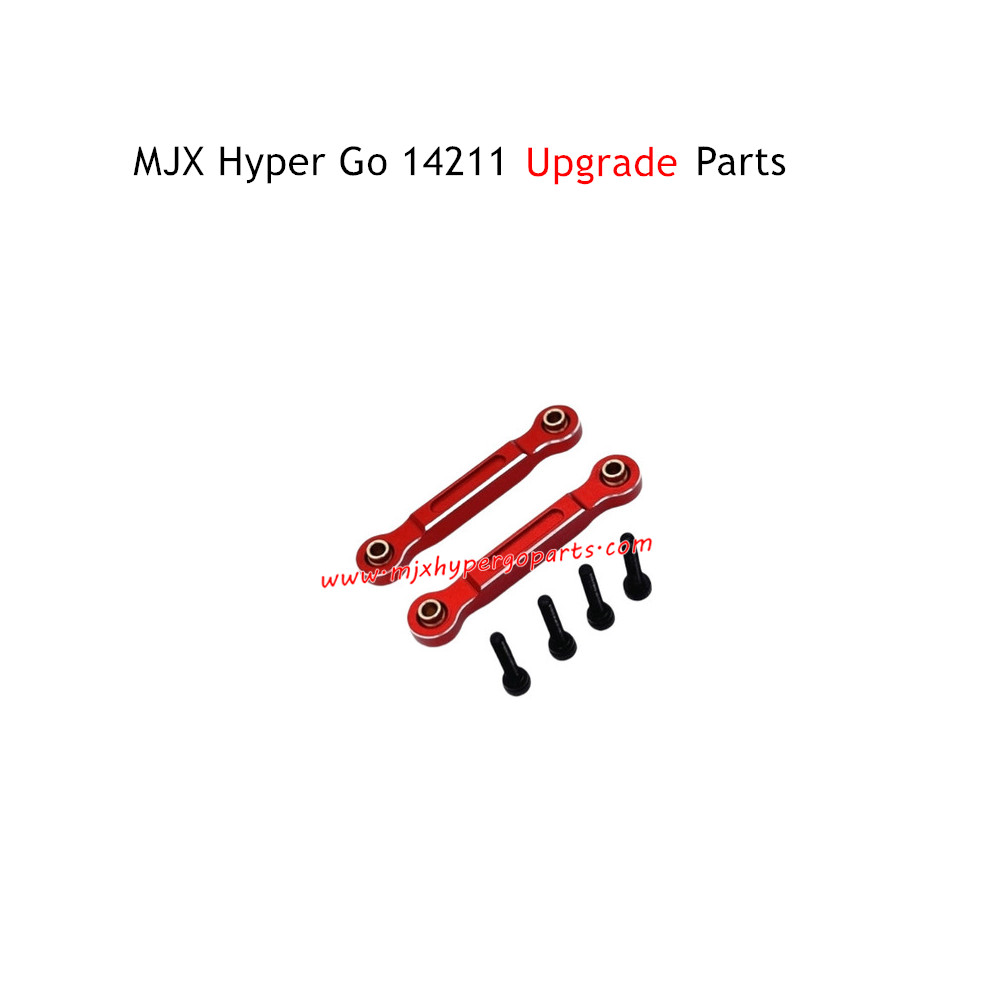 MJX Hyper Go 14211 Upgrade Parts Front Steering Tie Rods Red MJX Hyper Go 14211 Upgrade Parts Front Steering Tie Rods Red