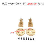 MJX Hyper Go H12Y RC Car Upgrade Parts Brass Rear Axle Weights and Cups