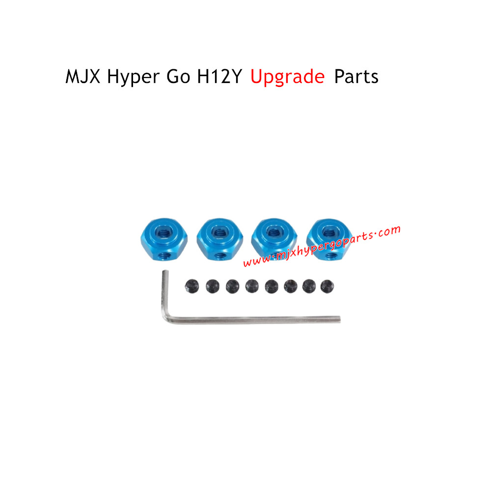 MJX Hyper Go H12Y RC Car Upgrade Parts 12mm Hexagonal Bond Blue MJX Hyper Go H12Y RC Car Upgrade Parts 12mm Hexagonal Bond Blue
