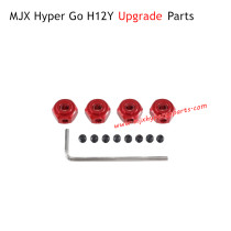 MJX Hyper Go H12Y RC Car Upgrade Parts 12mm Hexagonal Bond Red