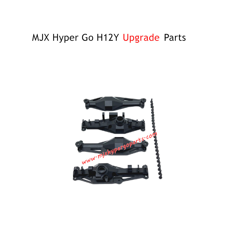 MJX Hyper Go H12Y RC Car Upgrade Parts Front and Rear Axle Covers Black MJX Hyper Go H12Y RC Car Upgrade Parts Front and Rear Axle Covers Black
