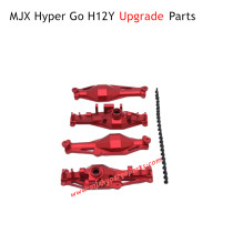 MJX Hyper Go H12Y RC Car Upgrade Parts Front and Rear Axle Covers Red
