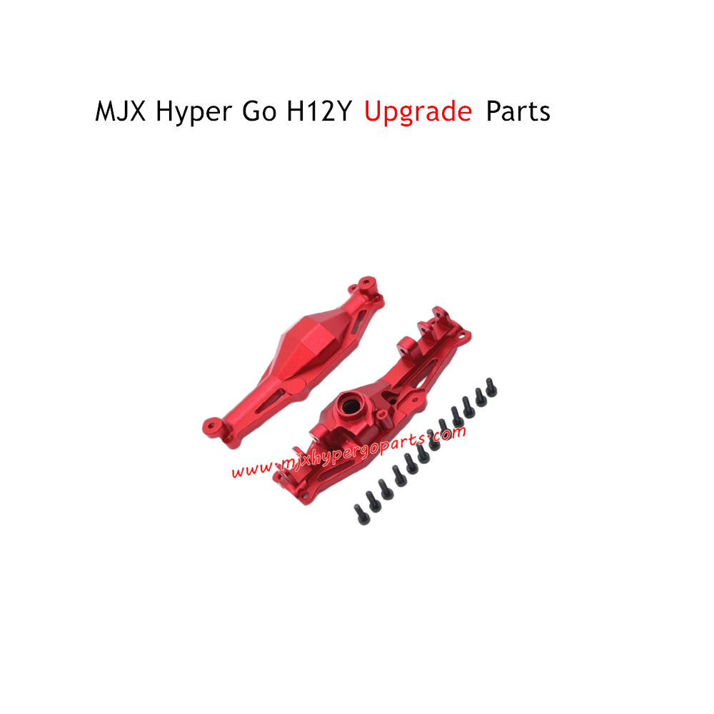 MJX Hyper Go H12Y RC Car Upgrade Parts Front Axle Cover Red MJX Hyper Go H12Y RC Car Upgrade Parts Front Axle Cover Red
