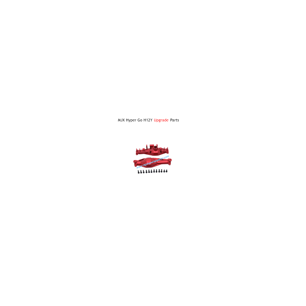 MJX Hyper Go H12Y RC Car Upgrade Parts Rear Axle Cover Red MJX Hyper Go H12Y RC Car Upgrade Parts Rear Axle Cover Red