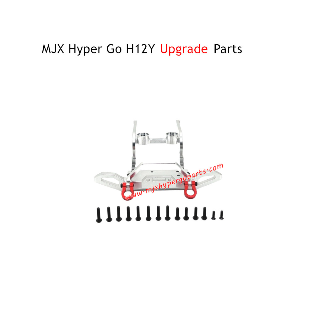 MJX Hyper Go H12Y RC Car Upgrade Parts Bumper Silver MJX Hyper Go H12Y RC Car Upgrade Parts Bumper Silver