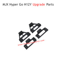 MJX Hyper Go H12Y RC Car Upgrade Parts Front and Rear Shock Mounts Black