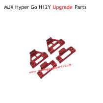 MJX Hyper Go H12Y RC Car Upgrade Parts Front and Rear Shock Mounts Red
