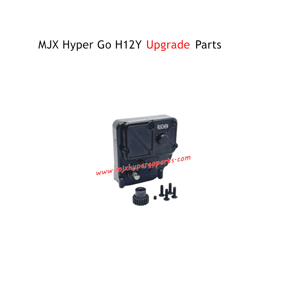 MJX Hyper Go H12Y H12Y+ RC Car Upgrade Parts Gearbox Assembly Black MJX Hyper Go H12Y H12Y+ RC Car Upgrade Parts Gearbox Assembly Black