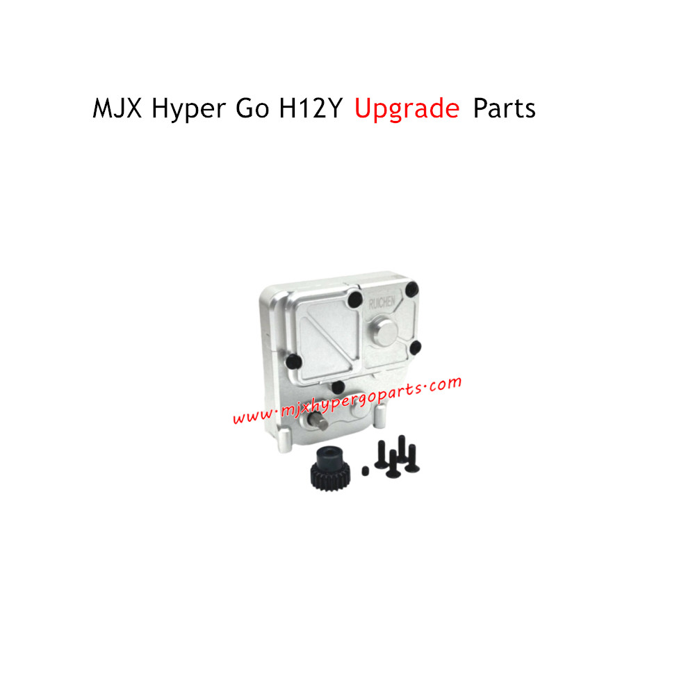 MJX Hyper Go H12Y H12Y+ RC Car Upgrade Parts Gearbox Assembly Silver MJX Hyper Go H12Y H12Y+ RC Car Upgrade Parts Gearbox Assembly Silver