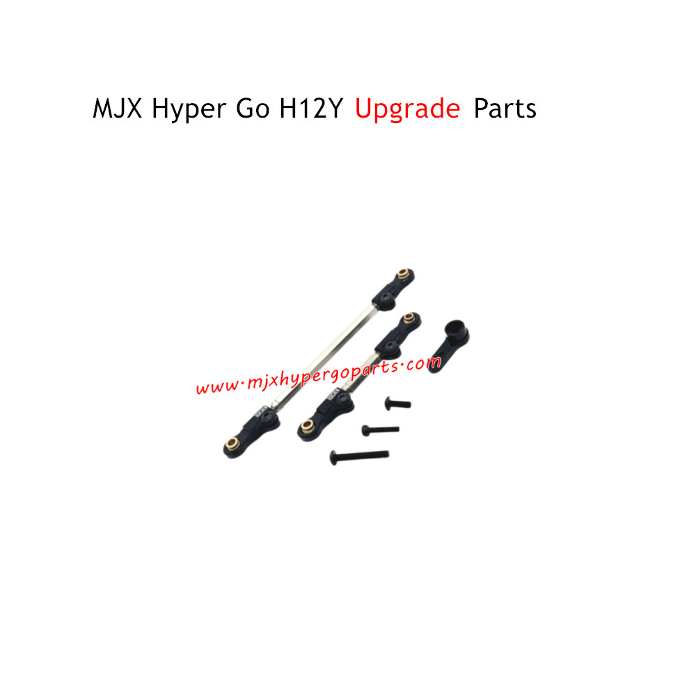 MJX Hyper Go H12Y H12Y+ RC Car Upgrade Parts Servo Tie Rods Black MJX Hyper Go H12Y H12Y+ RC Car Upgrade Parts Servo Tie Rods Black
