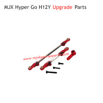 MJX Hyper Go H12Y H12Y+ RC Car Upgrade Parts Servo Tie Rods Red