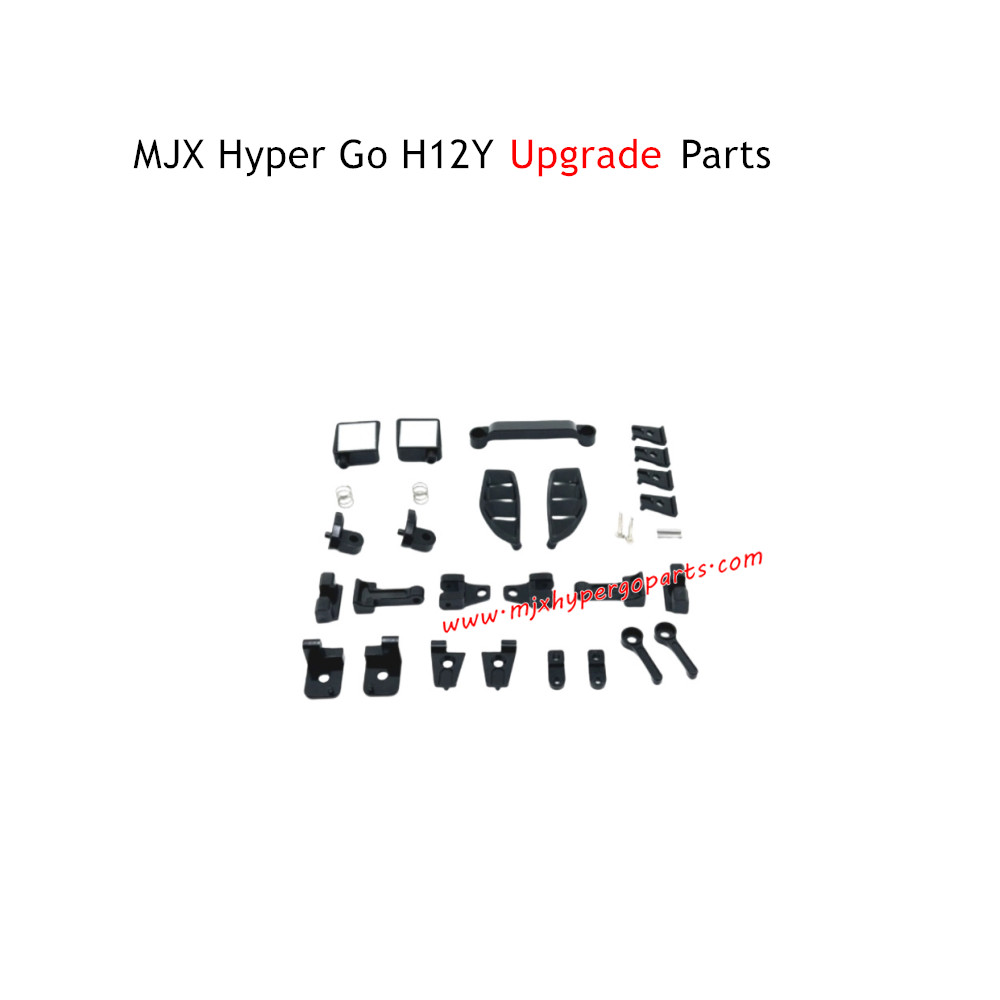 MJX Hyper Go H12Y H12Y+ RC Car Upgrade Parts Car Shell Decorative Parts Black MJX Hyper Go H12Y H12Y+ RC Car Upgrade Parts Car Shell Decorative Parts Black