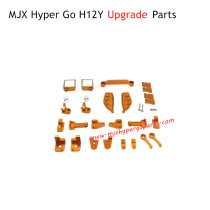 MJX Hyper Go H12Y H12Y+ RC Car Upgrade Parts Car Shell Decorative Parts Orange
