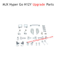 MJX Hyper Go H12Y H12Y+ RC Car Upgrade Parts Car Shell Decorative Parts Silver