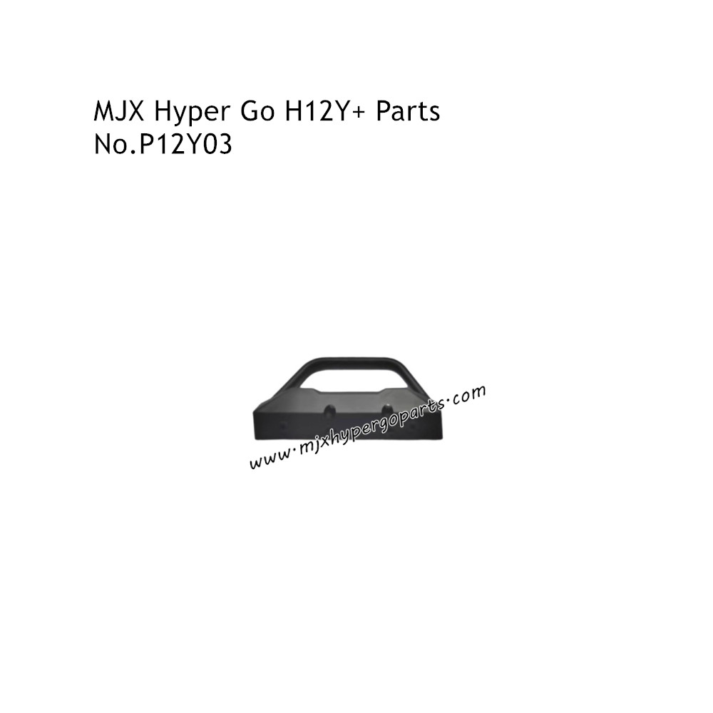 MJX Hyper Go H12Y H12Y+ RC Car Parts Front Bumper Black P12Y03-B MJX Hyper Go H12Y H12Y+ RC Car Parts Front Bumper Black P12Y03-B