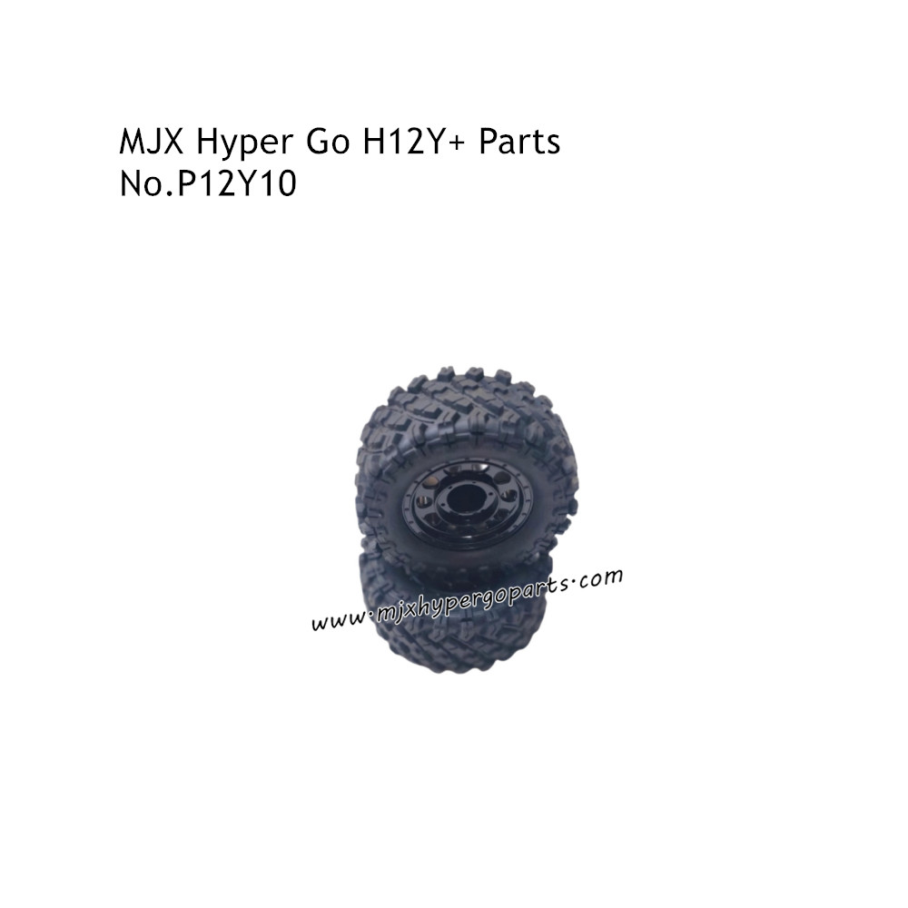 MJX Hyper Go H12Y Parts Tires Black P12Y10 MJX Hyper Go H12Y Parts Tires Black P12Y10
