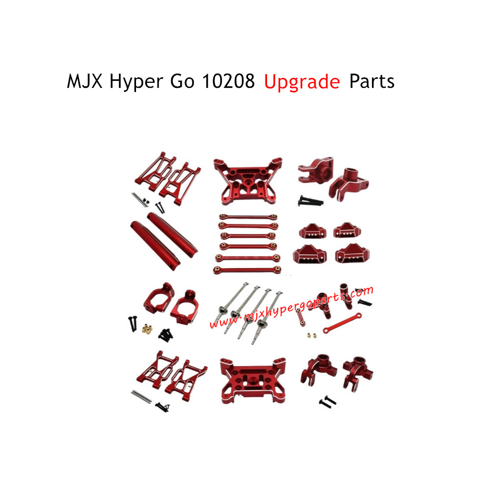 MJX Hyper Go 10208 Upgrade Parts Metal Kits Red MJX Hyper Go 10208 Upgrade Parts Metal Kits Red